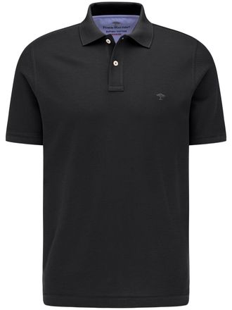 Fynch-Hatton Poloshirt FYNCH-HATTON, Herren, Gr. XXL (60/62), schwarz, Jersey, Obermaterial: 100% Baumwolle, unifarben, normal, ohne Ausschnitt, Shirts Poloshirt, 