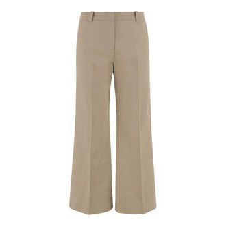 Ql2 Quelledue Wide Trousers, female, Beige, Size: 2XS Wide Trousers