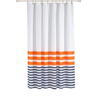 Brooks Brothers Turkish Peshtemal Shower Curtain in Orange at Nordstrom Rack