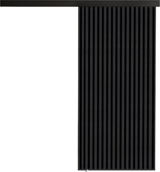 Mirjan24 Mobilier1 - Puerta Corredera Dover 203, Antracita + Negro