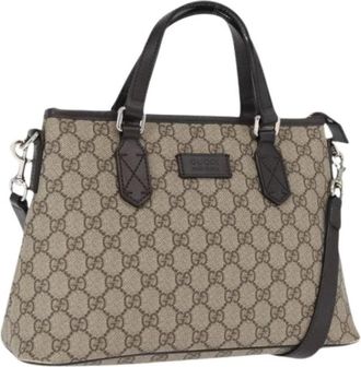 Gucci Pre-owned Handbags, female, Beige, Size: ONE SIZE Pre-owned Plastic Handbag