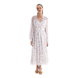 Marella Bianca Maxi Jurk - Dames - Maxi kleedjes - Veelkleurig - M - Kleedjes