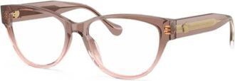 Versace Cat-Eye Brillen - Dames - Brillen - Beige - 54 MM - Accessoires