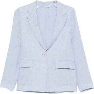 PESERICO Single-breasted Blazer - Dames - Blazers - Blauw - S - Jassen