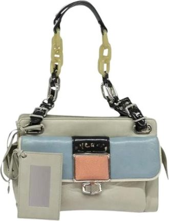 Balenciaga Pre-owned Shoulder Bags, female, Gray, Size: ONE SIZE Pre-owned Vintage Shoulder Bag