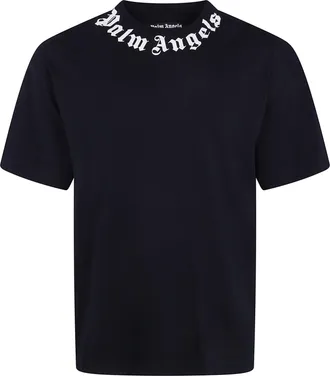 Palm Angels T-Shirt Regular Fit Neck Logo