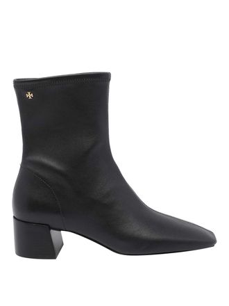 Tory Burch Cocoa Logo Booties