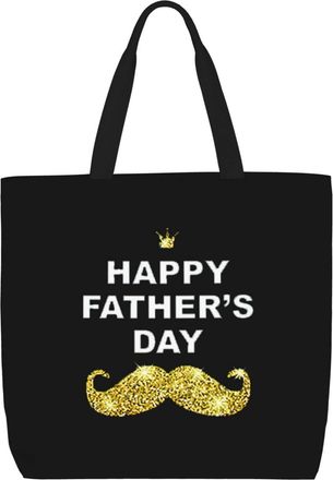 Generic Women Handbag Happy FatherS Day Tote Bag Waterproof Lightweight Shoulder Bags, For Holiday, Wedding, Swim, Christmas, Birthday