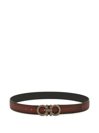 Ferragamo reversible Gancini belt - men - Calf Leather - 105 - Brown