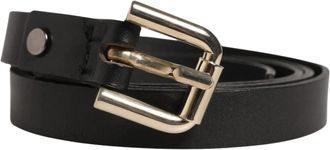 Gianfranco Ferre Tailleriem - unisex - Riemen - Zwart - ONE Size - Leer - Accessoires