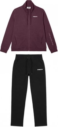 Freddy Tuta Sportiva Donna con Zip, Collo Alto e Logo Ricamato