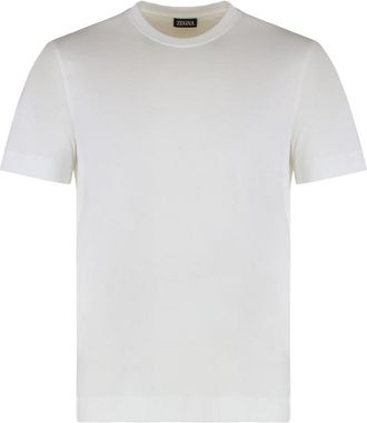 Ermenegildo Zegna White Crew neck T-shirt in cotton