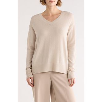 Vince Boxy Wool & Cashmere Blend Sweater in Silver Grey at Nordstrom Rack, Size X-Large