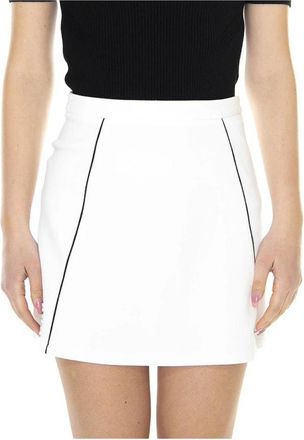 Lacoste Short Skirt - Dames - Korte rokken - Wit - M - Katoen - Rokken