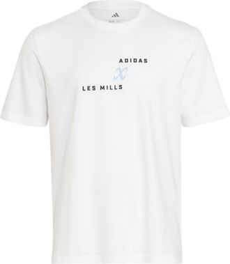 adidas Les Mills One Tribe Graphic Short Sleeve T-Shirt White KE7821