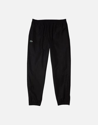 Lacoste Mens Lacoste Mens Black Sport Lightweight Fabric Tracksuit Pants - Size: 5