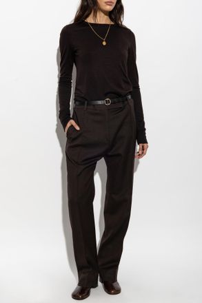 STUDIO NICHOLSON Wool Top Malin, Womens, Brown