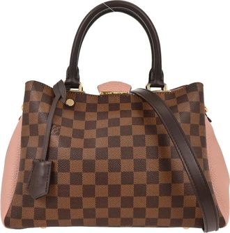 Louis Vuitton Brittany Handbag Damier Brown Canvas Handbag (Pre-Owned)