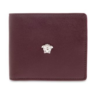 Versace Wallets & Cardholders, male, Red, Size: ONE SIZE Leather wallet