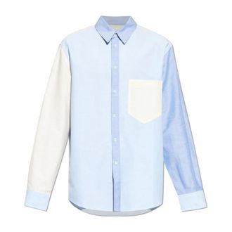 Isabel Marant Overhemden, Heren, Blauw, M, Katoen, Nathael Shirt