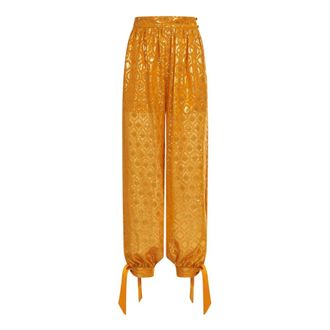 Taller Marmo Giuni Trousers - female - Taller Marmo - Tapered Trousers - Orange - 2XS - Trousers