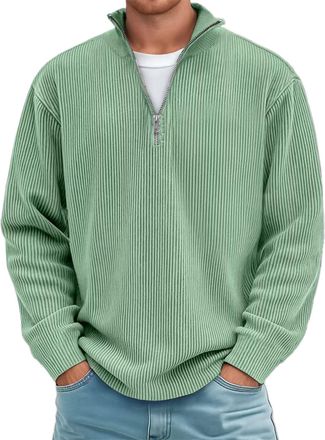 Generic Mens Black Hoodie Winter Jumpers Thermal Outdoor Jackets for Men UK Hoodies Mens Clothes Quarter Zip Jacket Sherpa Lined Casual Clothing Warm Fleece