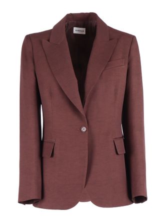 P.A.R.O.S.H. Single Breasted Notch Lapel Blazer