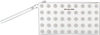Michael Kors White Leather Clutch Womens Bag