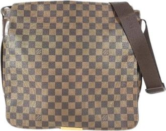 Louis Vuitton Pre-owned Damier Canvas Messenger Bag - Heren - Vintage Schoudertas - Bruin - ONE Size - Vintage