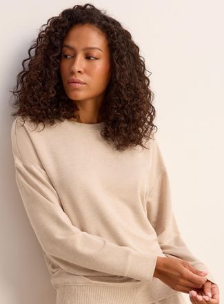 Miiyu Womens Brushed underside supple sweatshirt