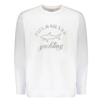 Paul & Shark Paul & Shark, Sweatshirts, male, White, Size: 2XL Long-Sleeved Shirt