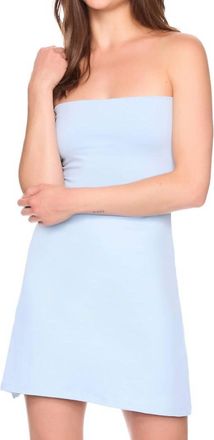 Susana Monaco Essential Tube Mini Dress In Light Blue