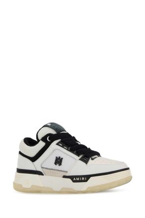 Amiri Two-Tone Mesh and Leather Sneakers - White