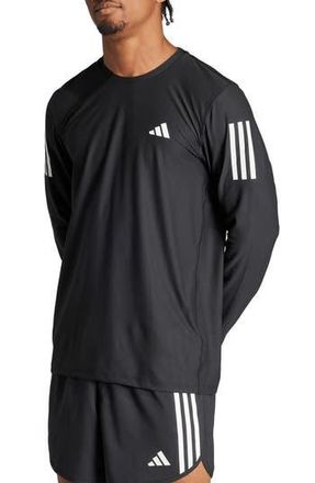 adidas Own the Run Long Sleeve T-Shirt in Black at Nordstrom Rack, Size Xx-Large R