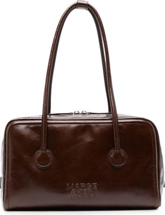 Margesherwood Soft Boston Crinkle-effect Logo-debossed Tote Bag