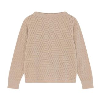 Gustav Trui met ronde hals - Dames - Truien - Beige - Maat: M