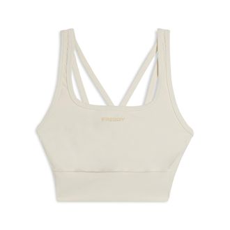 Freddy Top sportivo seamless supporto medio con inserti a costine
