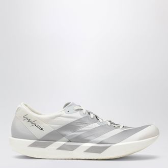 Yohji Yamamoto Sneaker Adios 9 in mesh bianco gesso e grigio