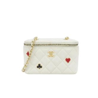 Chanel Pre-owned Caviar Skin Shoulder Bag - Dames - Pre-owned - Wit - Maat: ONE Size Leer