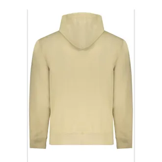 Calvin Klein Logo Embroidered Hoodie - Beige