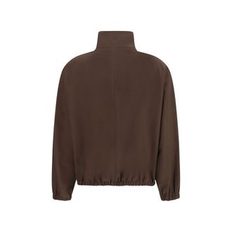 Courr&egrave;ges Womens Brown Polyester Bomber Clothing
