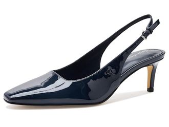 Calvin Klein Sorena Womens Shoes Navy Patent : 5.5 M, Synthetic