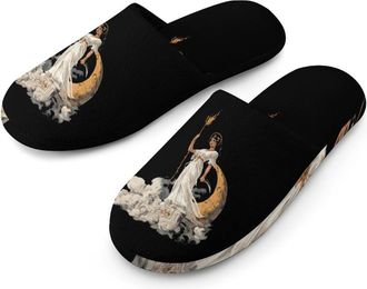Generic Goddess Hecate Greek Mytholog Mens House Slippers Slip Indoor Slipper On Shoes Warm Outdoor