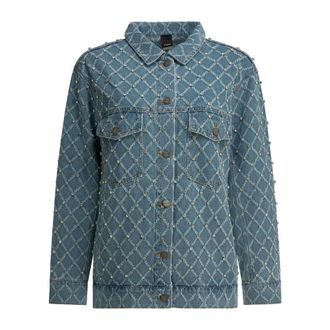 Pinko Mujer, Chaquetas, Azul, Talla: S