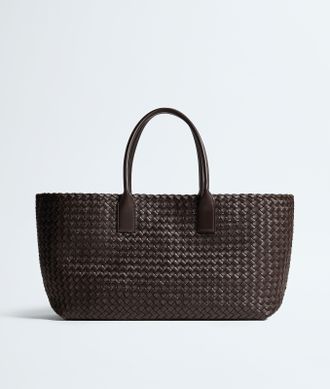 Bottega Veneta Cabat - Brown - Unisex - 100% Lambskin