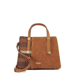 Dune London Womens Accessories Dinkydorry - Textured Tote Bag - Tan - One Size