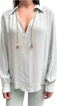 Elisabetta Franchi Mujer, Blusas y Camisas, Verde, Talla: M