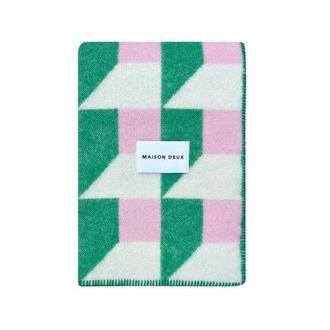 Maison Deux Cubics Blanket in Dark Green at Nordstrom, Size Medium