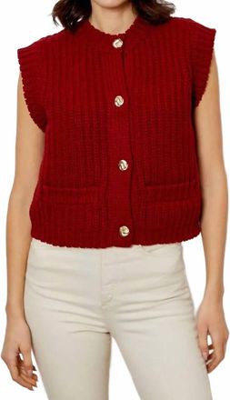 dh New York Norah Vest In Red