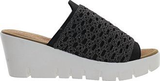 bernie mev. Womens Venti Crochet Sandals In Black